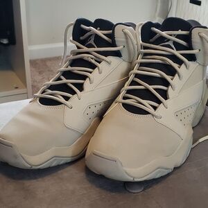 Jordan Athletic Shoes in Cream and Black